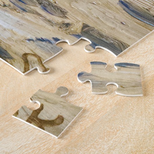 Kroyer -小さな女の子スタンドオンスコゲンビーチ ジグソーパズル (側面)