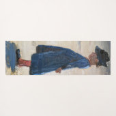 Kroyer -小さな女の子スタンドオンスコゲンビーチ ヨガマット (裏面(横))