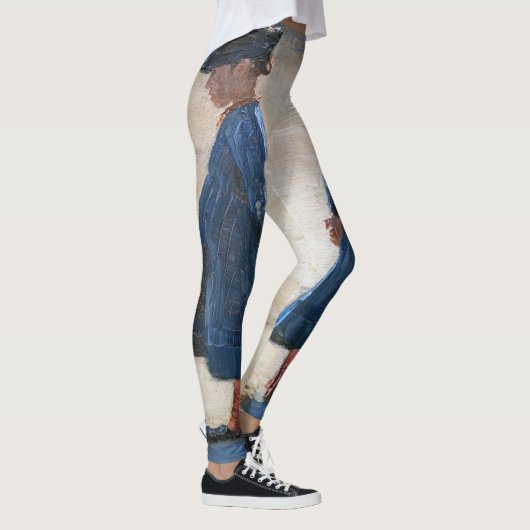 Kroyer -小さな女の子スタンドオンスコゲンビーチ レギンス (右)