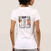 KRS-One (ヴィンテージの洗浄) BDPのアルバム Tシャツ (裏面)