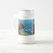 Krug Milchkuh in den Alpen ビールジョッキ (正面左)