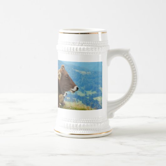 Krug Milchkuh in den Alpen ビールジョッキ (右)