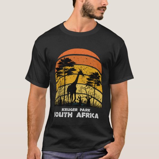 Kruger Park South Africa Safari National Park Game Tシャツ (正面)