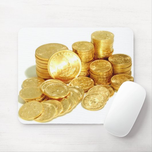Krugerrandの硬貨 マウスパッド (マウス)