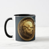 Kru's Morning Teaカスタマイズ可パーソナライズされた能 マグカップ (左)