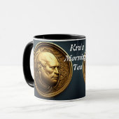 Kru's Morning Teaカスタマイズ可パーソナライズされた能 マグカップ (正面左)