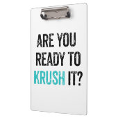 KRUSHに準備ができていますそれか。 クリップボード (左)