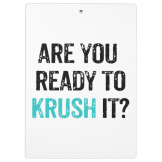 KRUSHに準備ができていますそれか。 クリップボード