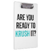 KRUSHに準備ができていますそれか。 クリップボード (右)