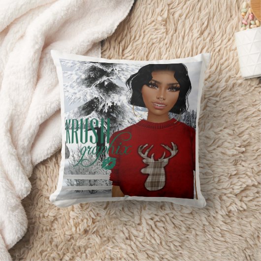 Krush Graphix by Ahsek新作枕3 クッション (ブランケット)