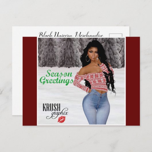 Krush Graphix by Ahsek Novelポストカード10 ポストカード (正面/裏面)