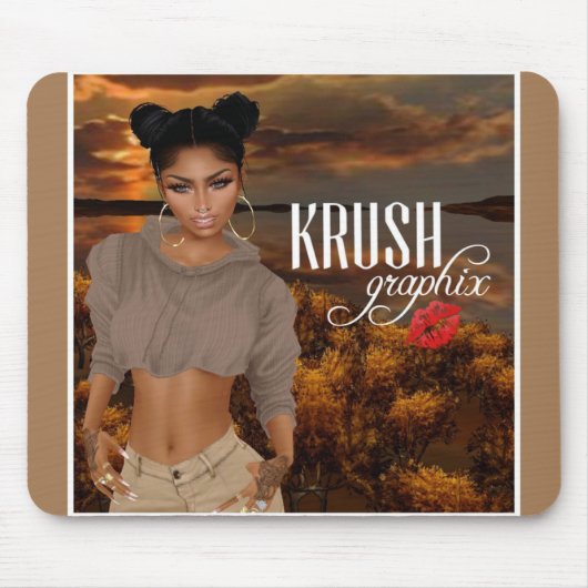 Krush Graphix by Ahsek Novelマウスパッド5 マウスパッド (正面)