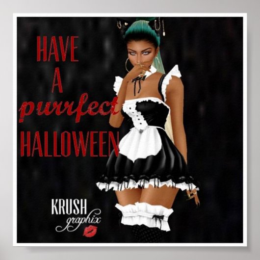 Krush Graphix by Ahsek Novel Halloween Poster 3 ポスター (正面)