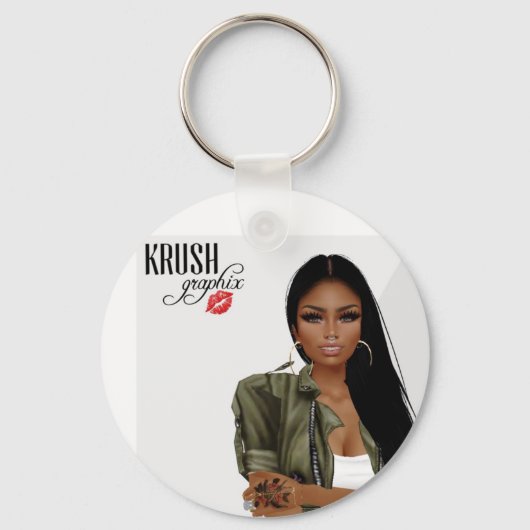 Krush Graphix by Ahsek Novel Keychain 2 キーホルダー (正面)