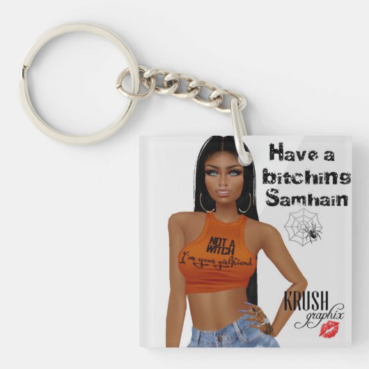 Krush Graphix by Ahsek Novel Keychain 5 キーホルダー (正面)