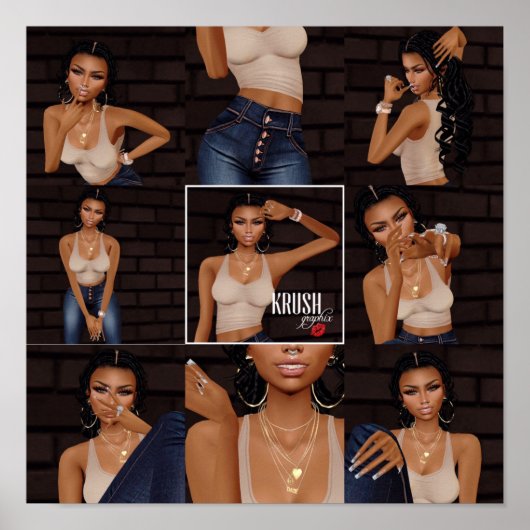 Krush Graphix by Ahsek Novel Poster 31 ポスター (正面)