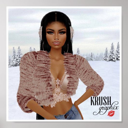 Krush Graphix by Ahsek Novel Snow Day Poster 2 ポスター (正面)