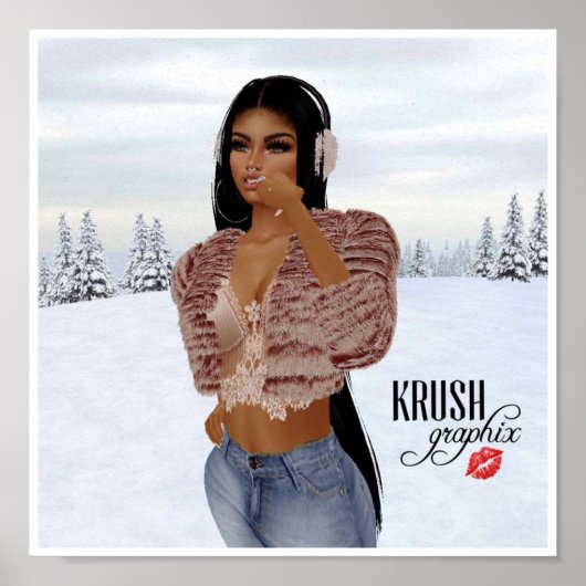 Krush Graphix by Ahsek Novel Snow Day Poster 3 ポスター (正面)
