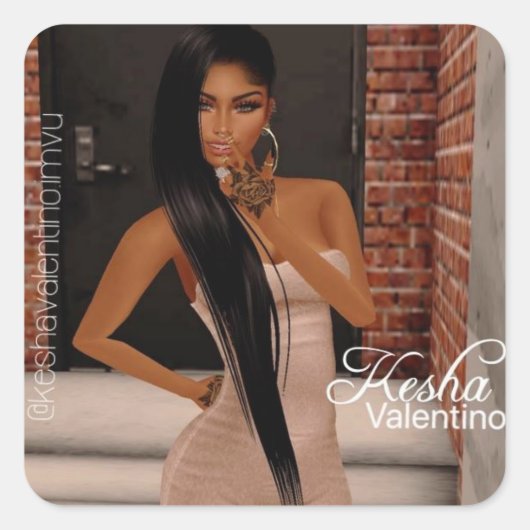 Krush Graphix by Ahsek Novel Stickers 04 スクエアシール (正面)