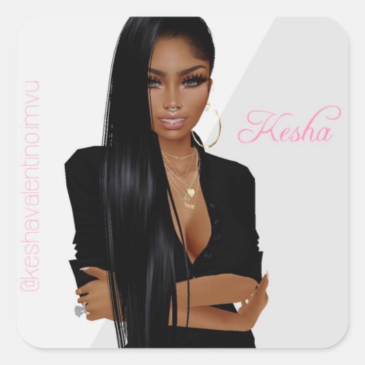 Krush Graphix by Ahsek Novel Stickers 09 スクエアシール (正面)