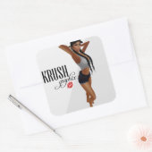 Krush Graphix by Ahsek Novel Stickers 20 スクエアシール (封筒)