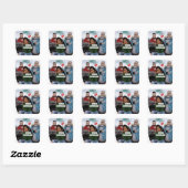 Krush Graphix by Ahsek Novel Stickers 58 スクエアシール (シート)