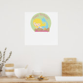 KRWおもしろい人魚誕生日サインポスター ポスター (キッチン)