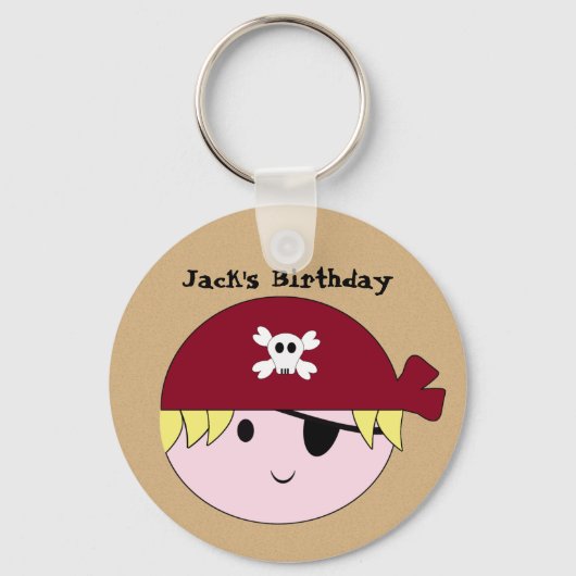 KRWかわいいカスタム誕生日キーチェーン キーホルダー (正面)