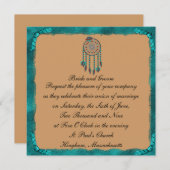 KRWによって組み立てられるDreamcatcherのカスタムの結婚式招待状 招待状 (正面/裏面)