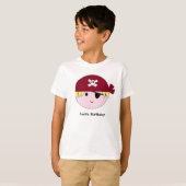 KRWのかわいい海賊カスタムのワイシャツ Tシャツ (正面フル)