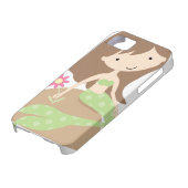 KRWのかわいい緑の人魚 Case-Mate iPhoneケース (下部)