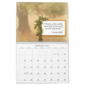 KRWのインスピレーションの精神的な引用文のカレンダー カレンダー (1月 2027)