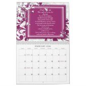 KRWのインスピレーションの精神的な引用文のカレンダー カレンダー (2月 2026)