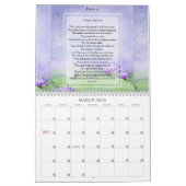 KRWのインスピレーションの精神的な引用文のカレンダー カレンダー (3月 2026)