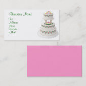 KRWのウエディングケーキのカスタム 名刺 (正面/裏面)