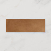 KRWのエレガントなケルト族のシャムロックの羊皮紙のカスタム スキニー名刺 (裏面)