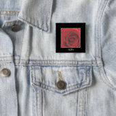 KRWのエレガントな赤いバラの案内係Pin 缶バッジ (インサイチュ)