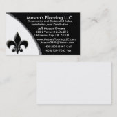 KRWのカスタムで黒い（紋章の）フラ・ダ・リ2の調子 名刺 (正面/裏面)