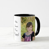 KRWのカスタムな文字が付いているカスタムな写真のギフトのマグ マグカップ (正面右)