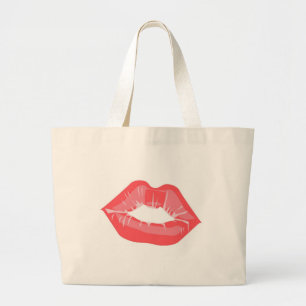 KRWのキスのトートバック ラージトートバッグ