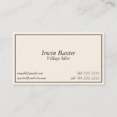 KRWのノベルティの冗談の村の馬鹿バスカード 名刺 (正面)