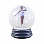 KRWのバレリーナのSnowglobeの彫刻 フォトスカルプチャー<br><div class="desc">KRWのバレリーナのSnowglobeの彫刻</div>
