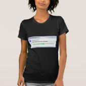 KRWのベビーのアップロードの進行中の母性 Tシャツ (正面)