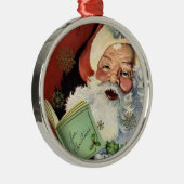 KRWのヴィンテージのサンタクロースの休日のオーナメント メタルオーナメント (右)