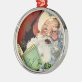 KRWのヴィンテージのサンタクロースの休日のオーナメント メタルオーナメント (左)