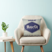 KRWのヴィンテージの潤滑油のラベルの装飾の枕 クッション (椅子)