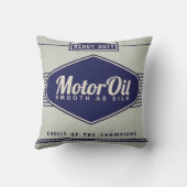 KRWのヴィンテージの潤滑油のラベルの装飾の枕 クッション (裏面)