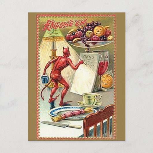 KRWのヴィンテージハロウィン ポストカード (正面)