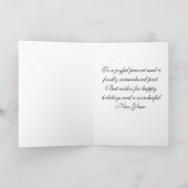 KRWのヴィンテージTobogganing 1886休日カード シーズンカード (内部)