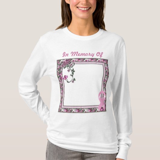 KRWの乳癌3 -日-写真をカスタマイズ Tシャツ (正面)